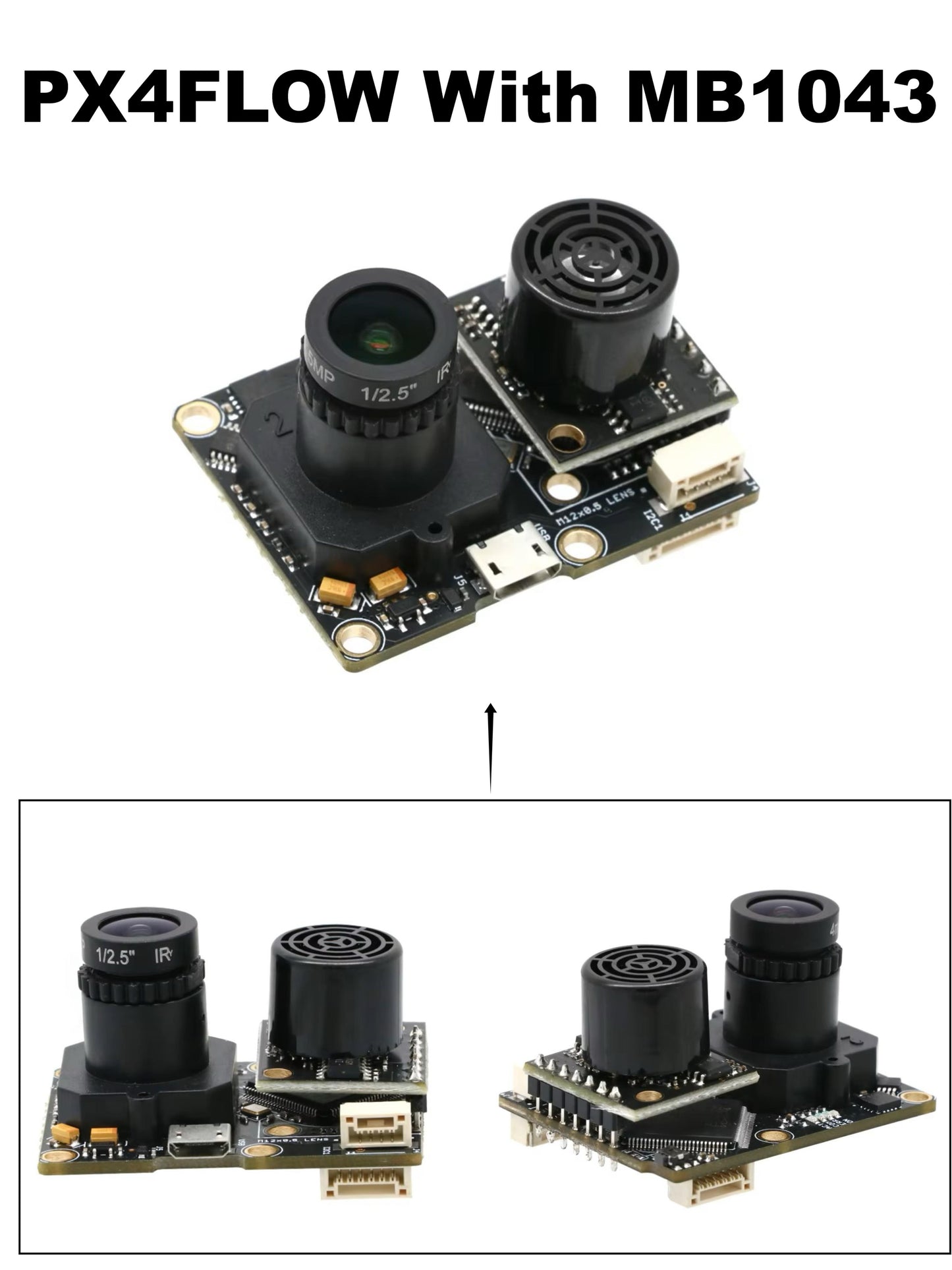 B-CUBE PX4FLOW Optical Flow Sensor Smart Camera for PX4 PIXHAWK Flight Control System MB1043