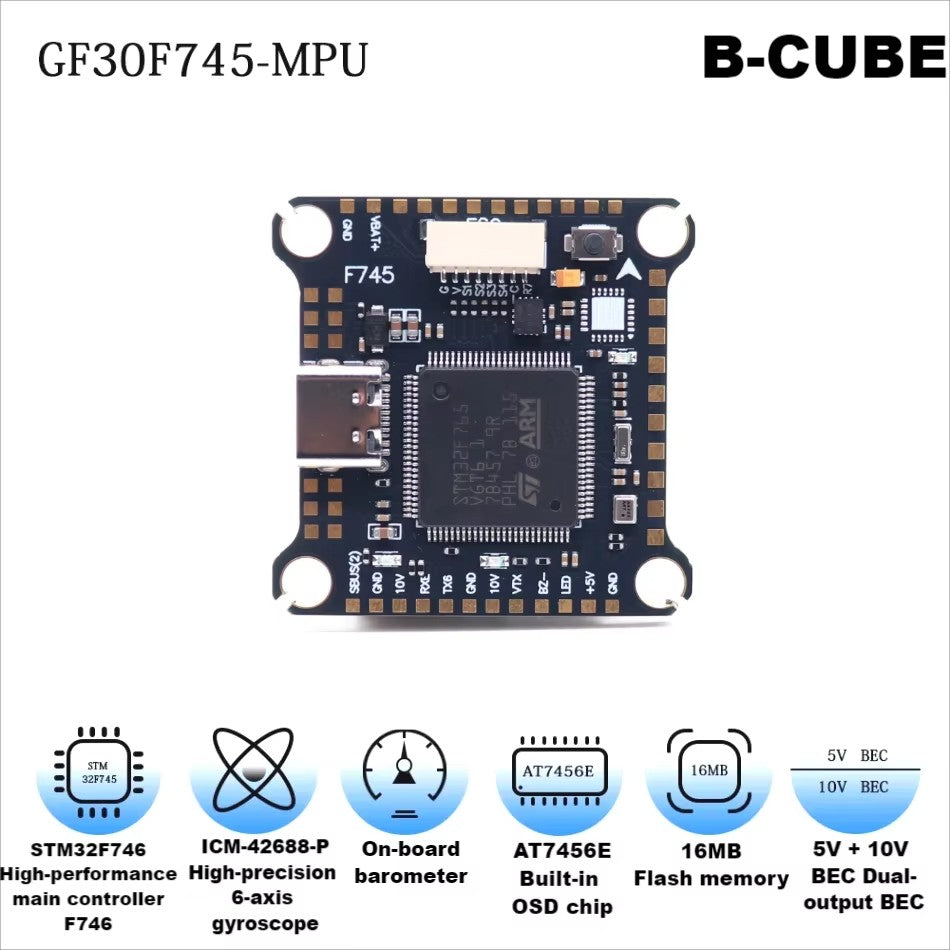 F722 F7/F745 V2 H743 Flight Control 45A/60A 4INI ESC VTX1000 Video 1080P Camera INAV Betaflight Flight Controller RC Drone FPV