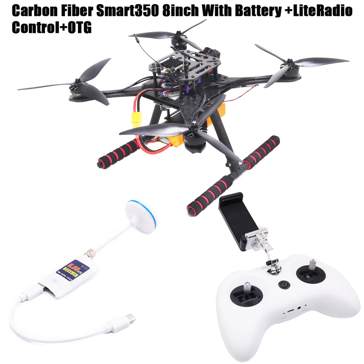 B-CUBE Smart330 350 7/8inch FPV Drone Frame Kit Carbon Fiber Racing Quadcopter Freestyle INAV Beatflight F722 Flight Control