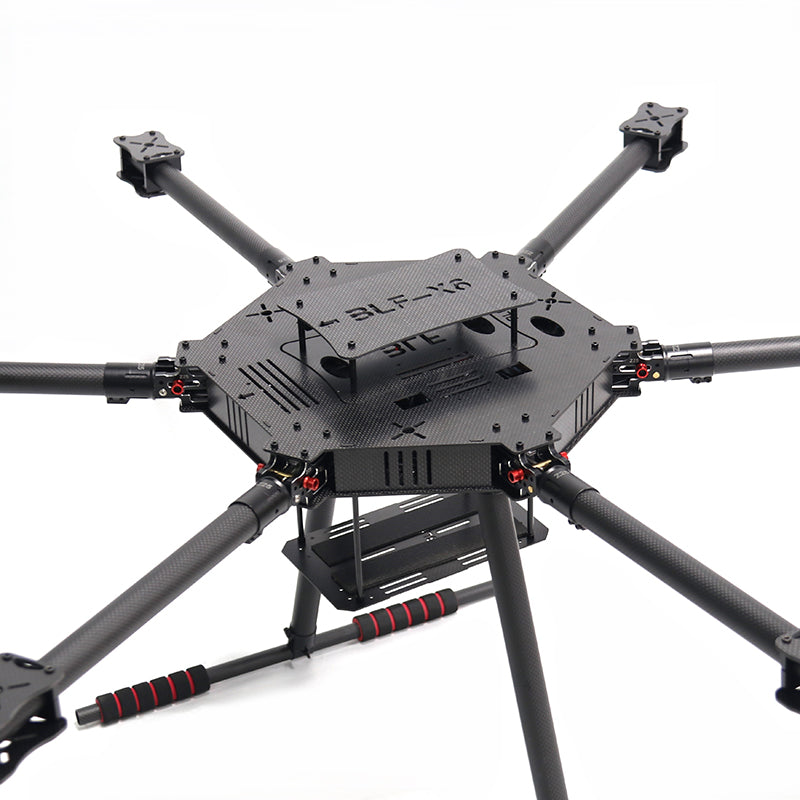 B-CUBE LX1100 V1/ V2 Full Carbon Fiber 1100mm Hexa-Rotor Frame X-Roter 80A ESC PX4 Pixhawk Flight Control Drone Frame