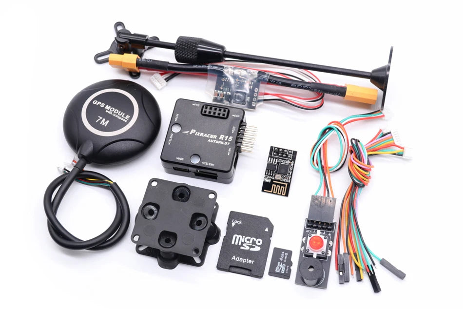 Pixracer R15 Autopilot xracer PX4 Pixhawk Flight Controller +7M GPS Set RC Quadcopter Ardupilot