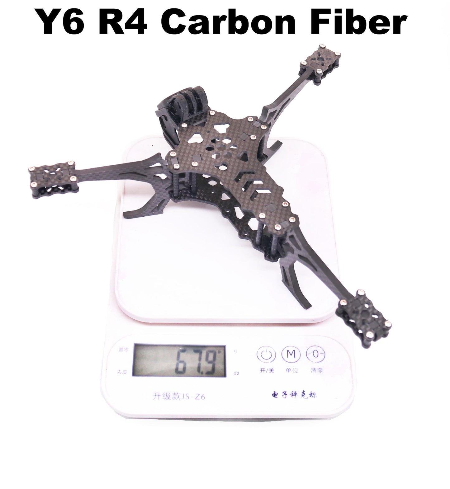 Y6R4 4inch FPV Drone Frame Kit Carbon Fiber Racing Drone Quadcopter Freestyle INAV Beatflight F722 Ardupilot PX4 Flight Control