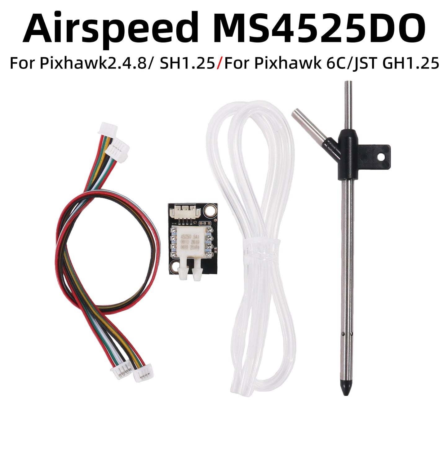 B-CUBE PX4 Differential Airspeed Pitot Tube MS4525DO Airspeedometer Airspeed Sensor for Pixhawk2.4.8/6C Flight Controller