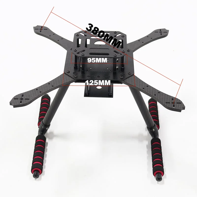 B-CUBE TOSKY Q380 Q350 Quadrotor Multi Axis 8/9/10 inch UAV Frame Carbon Fiber Center board PIXHAWK APM Flight Control Multi-Rotor