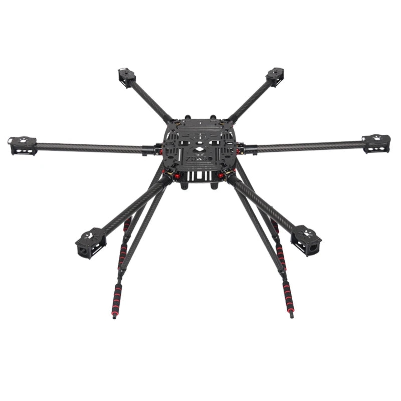 B-CUBE ZD850 PRO Full Carbon Fiber ZD 850 Frame Kit with Unflodable Landing Gear Foldable Arm for FPV DIY Aircraft Hexacopter