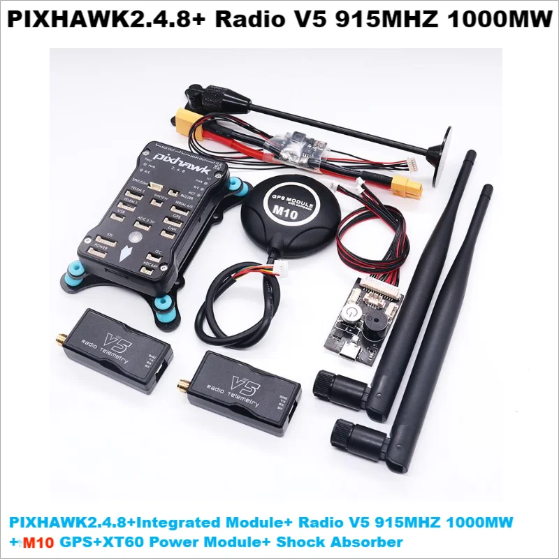 Pixhawk PX4 PIX 2.4.8 32 Bit Flight Controller Autopilot with 4G SD Safety Switch Buzzer PPM I2C RGB RC Quadcopter Ardupilot