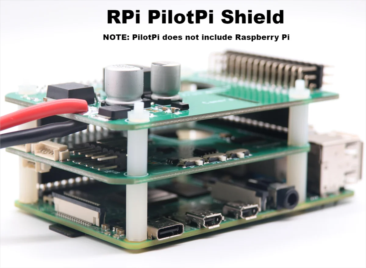RPi PilotPi Shield Flight Control PX4 Прошивка Датчик и Питание С Raspberry Pi OS M8N GPS 32 Бит Автопилот Коптер Самолет
