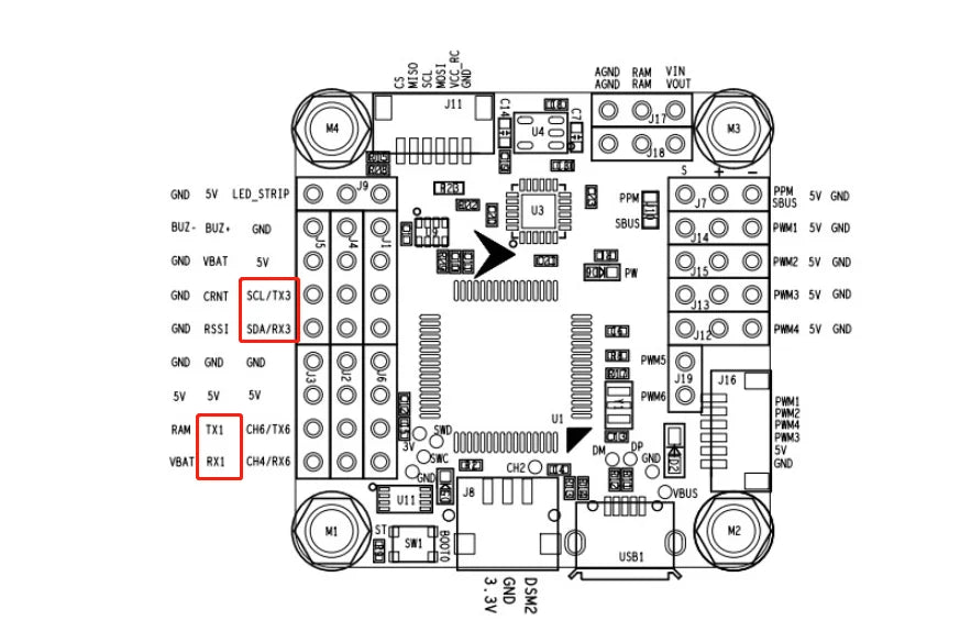 M8N GPS Module With QMC5883 Compass For F4V3S PLUS Flight Control QAV250 220 RC Drone FPV Racing Quadcopter Betaflight INAV