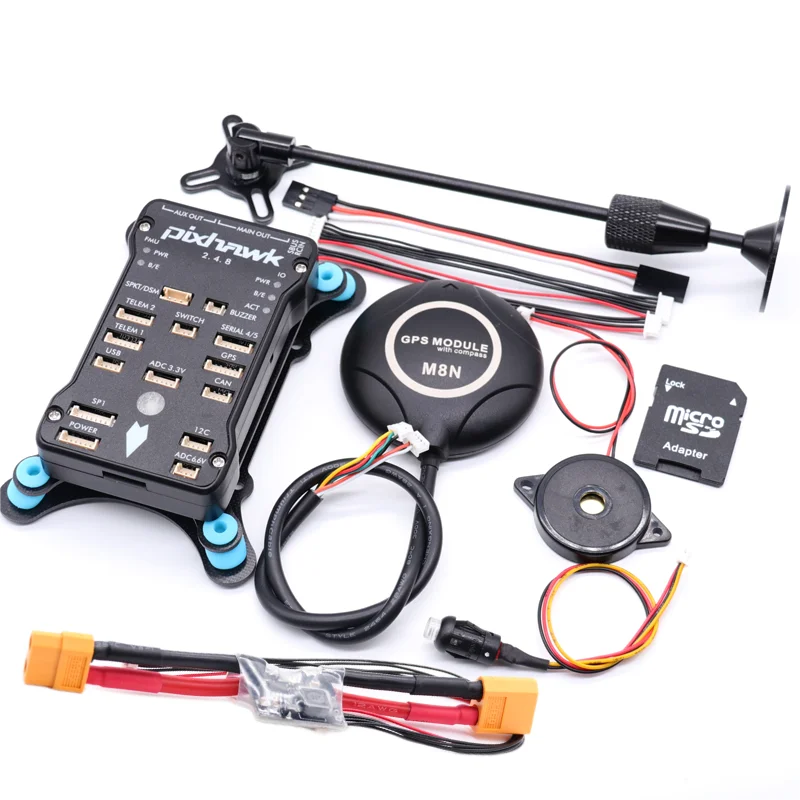 Pixhawk PX4 PIX 2.4.8 32 Bit Flight Controller Autopilot with 4G SD Safety Switch Buzzer PPM I2C RC Quadcopter Ardupilot