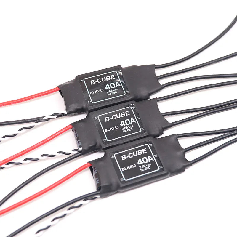 1/2/4/6PCS BLHELI 40A Brushless ESC 2-6S Lipo No EBC Speed Controller For RC FPV Airplane UAV Drone Quadcopter