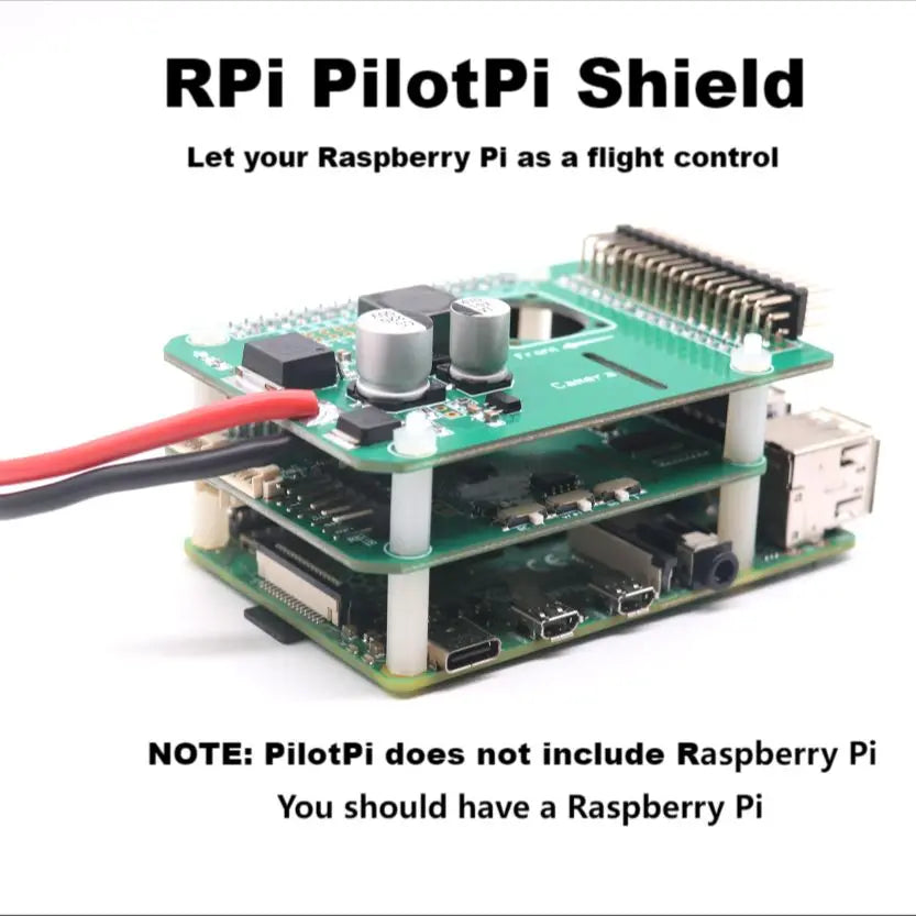 RPi PilotPi Shield Flight Control PX4 Прошивка Датчик и Питание С Raspberry Pi OS M8N GPS 32 Бит Автопилот Коптер Самолет