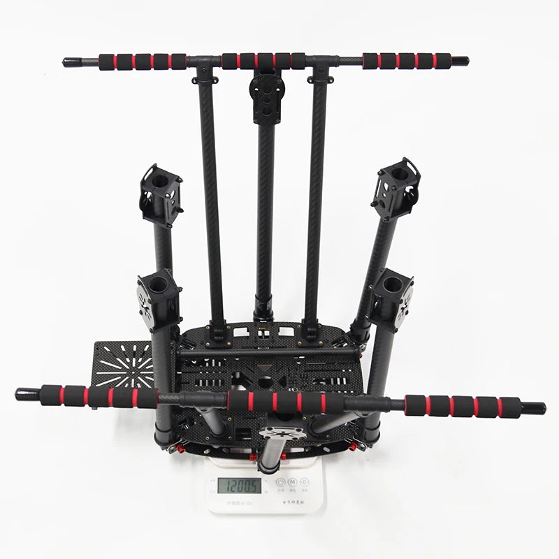 B-CUBE ZD850 PRO Full Carbon Fiber ZD 850 Frame Kit with Unflodable Landing Gear Foldable Arm for FPV DIY Aircraft Hexacopter