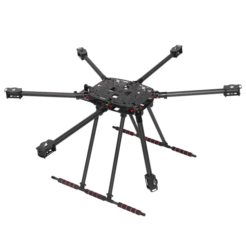 B-CUBE ZD850 PRO Full Carbon Fiber ZD 850 Frame Kit with Unflodable Landing Gear Foldable Arm for FPV DIY Aircraft Hexacopter