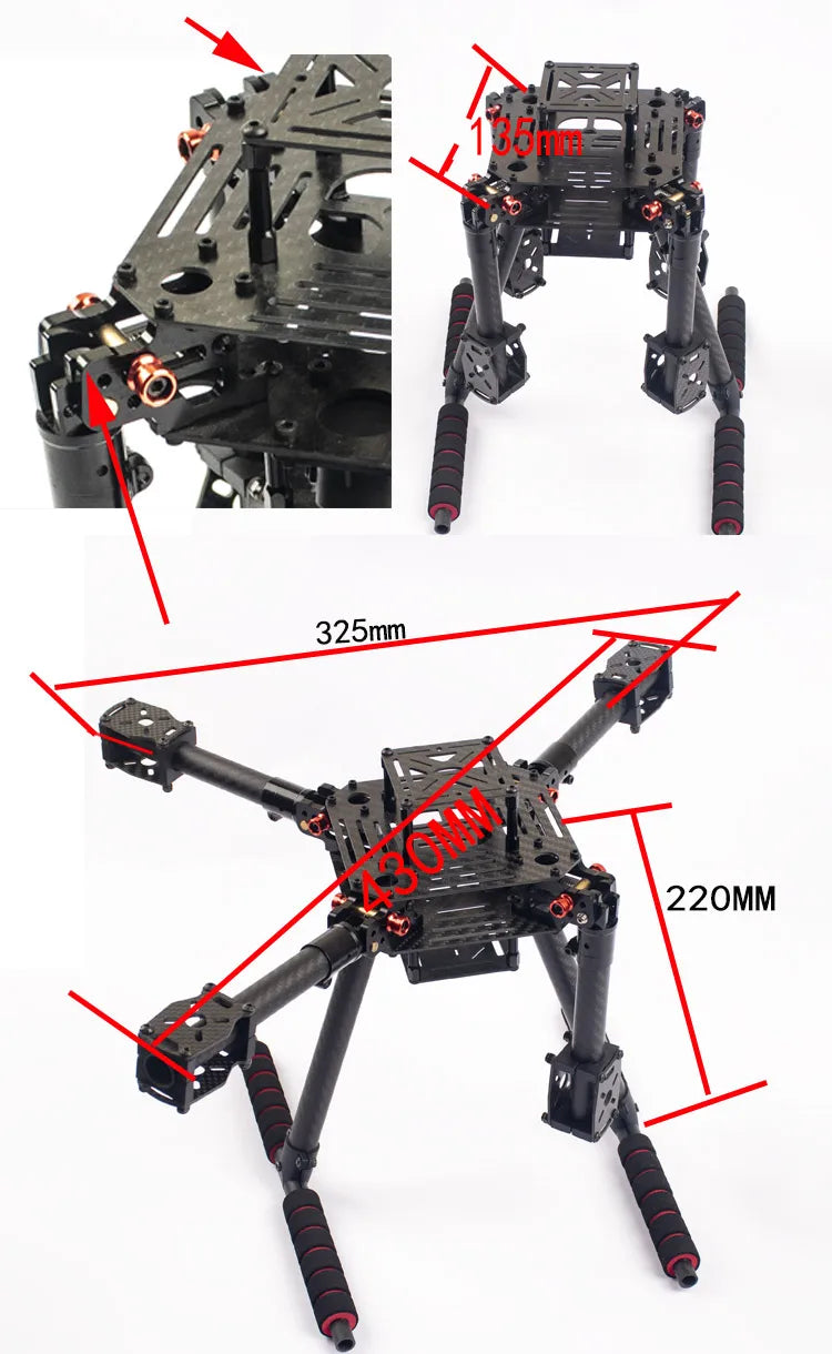 B-CUBE LX350 frame PRO With 350 pro Frame 350 drone For 4 Axis RC Multicopter Quadcopter Heli Multi-Rotor With Landing Gear