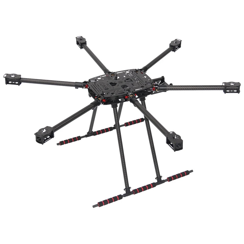 B-CUBE ZD850 PRO Full Carbon Fiber ZD 850 Frame Kit with Unflodable Landing Gear Foldable Arm for FPV DIY Aircraft Hexacopter