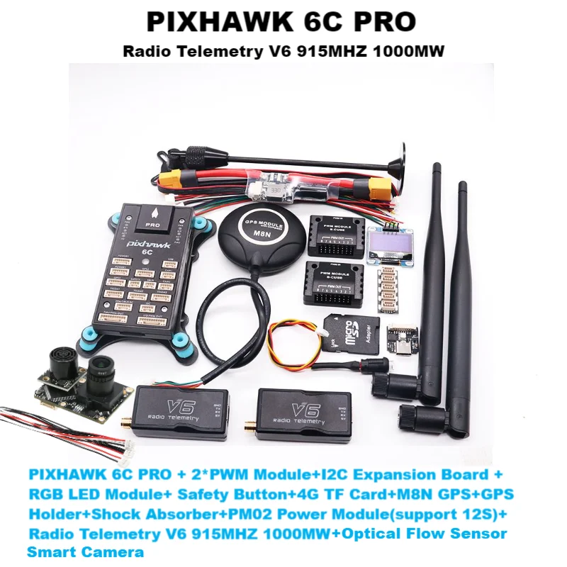 PIXHAWK PX4 2.4.8/PRO/6C PRO PX4FLOW PIX 32 Flight Controller Autopilot with 4G SD AN Quadcopter Ardupilot ArduPlane ArduRover
