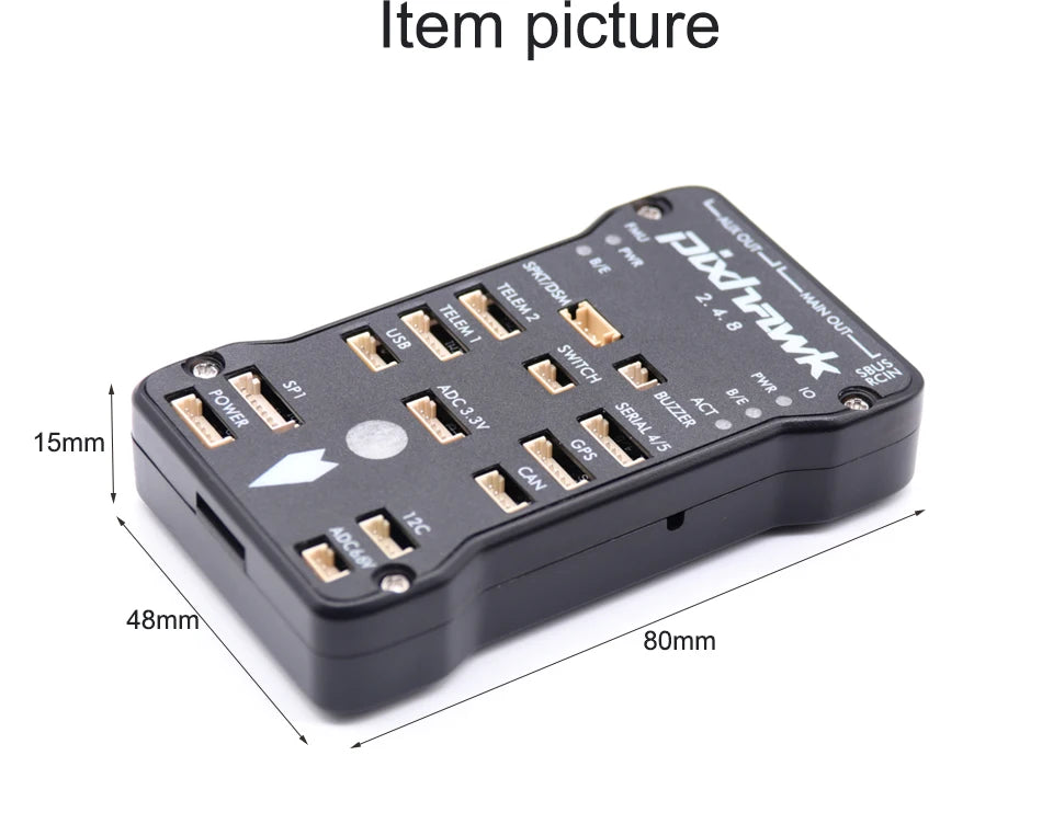 B-CUBE Pixhawk PX4 PIX 2.4.8 32 Bit Flight Controller Autopilot 4G TF Safety Switch Buzzer PPM I2C Wireless Module