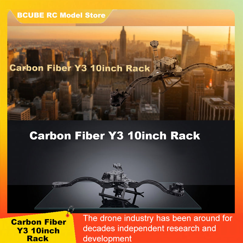 B-CUBE Y3 Carbon Fiber three-axis Frame F450 crossing three-axis frame three-axis drone frame F722 INAV BF