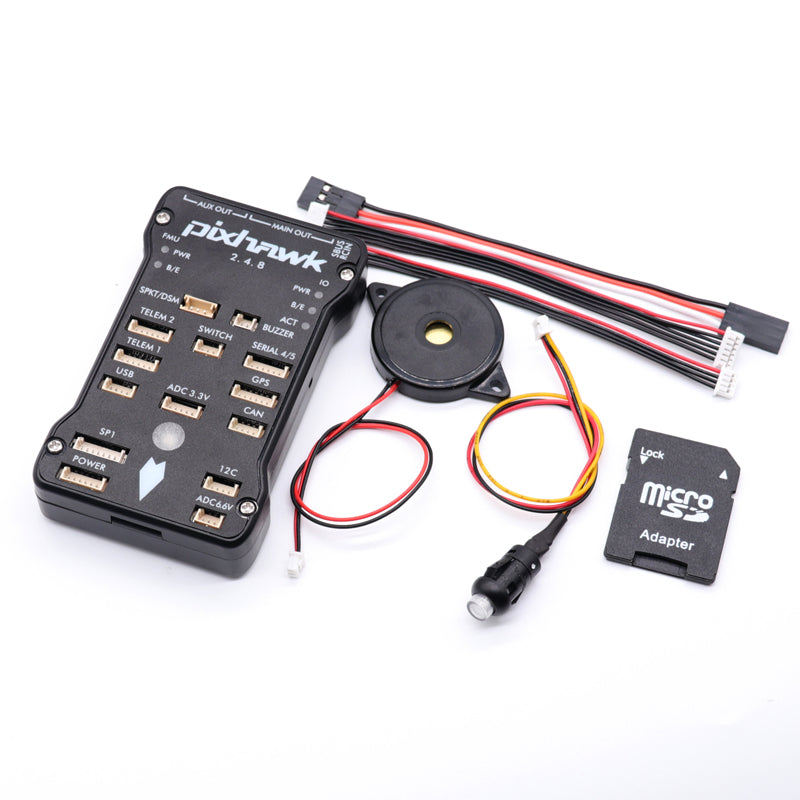 Pixhawk PX4 PIX 2.4.8 32 Bit Flight Controller Autopilot with 4G SD Safety Switch Buzzer PPM I2C RC Quadcopter Ardupilot