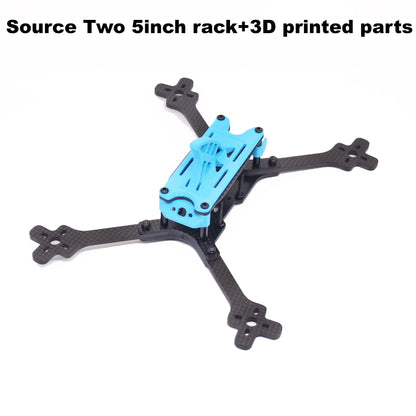 B-CUBE Zero Two Open Source FPV Drone Frame Kit Carbon Fiber 5inch For O3 FPV Racing Drone Quadcopter Freestyle