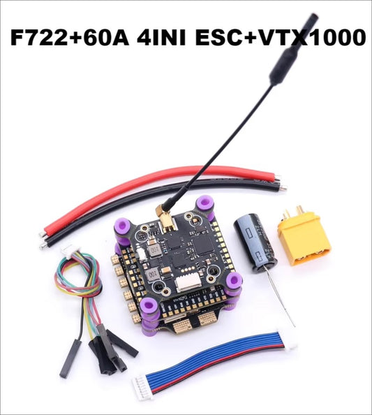 F722 F7/F745 V2 H743 Flight Control 45A/60A 4INI ESC VTX1000 Video 1080P Camera INAV Betaflight Flight Controller RC Drone FPV