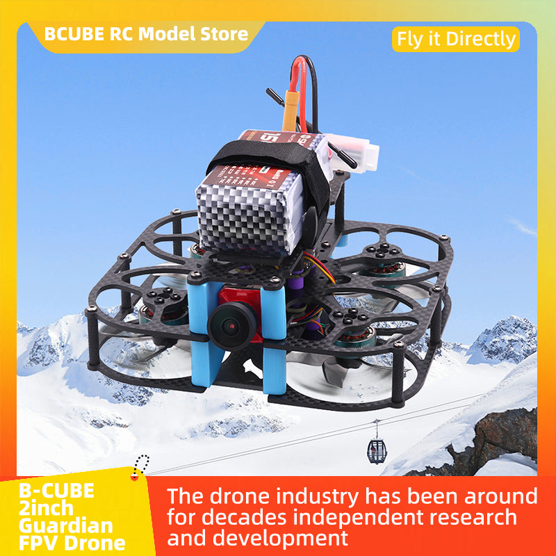 B-CUBE 2inch Guardian FPV Drone Frame Kit Carbon Fiber Racing Drone Quadcopter INAV Beatflight F722 NOXE Ardupilot Flight Control