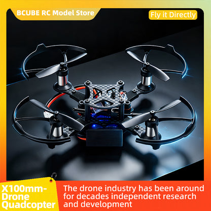 B-CUBE X100 Drone Frame Kit Carbon Fiber Racing Drone Quadcopter INAV Beatflight F4DC Ardupilot Flight Control