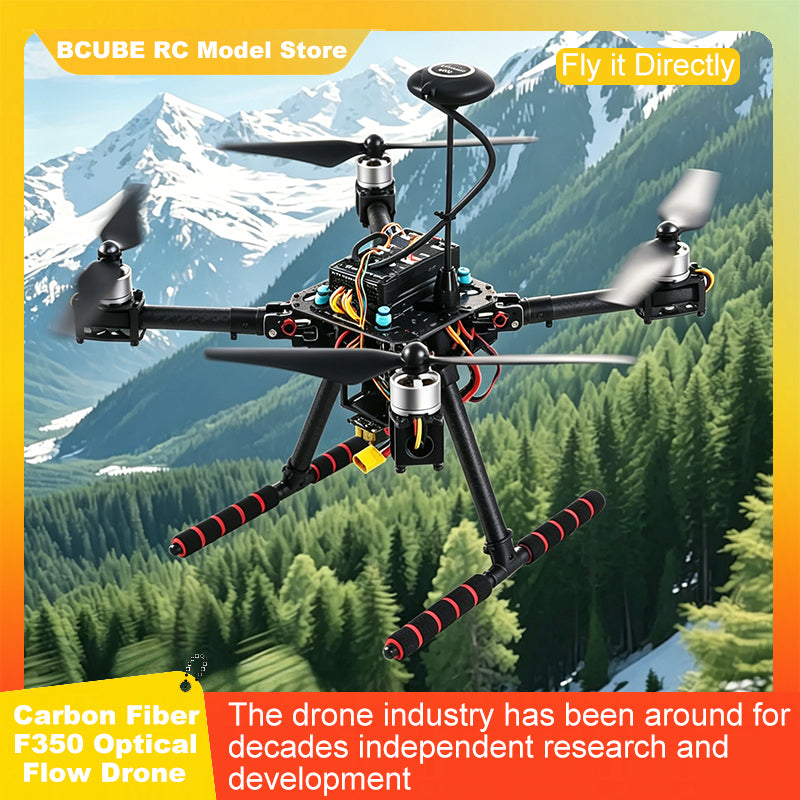 B-CUBE PIXHAWK2.4.8 Flight Control Carbon Fiber 350 Frame Kit Ardupilot Quadcopter BLHELI 30A 2212 Motor ESC Optical Flow