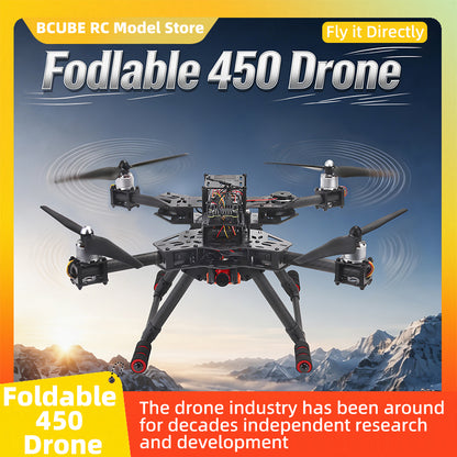 B-CUBE Open Source New Foldable Arm Smart Drone PIXHAWK 2.4.8/PRO/6C PRO Quadrotor Rack RC Multicopter Multi-Rotor With Landing Gear