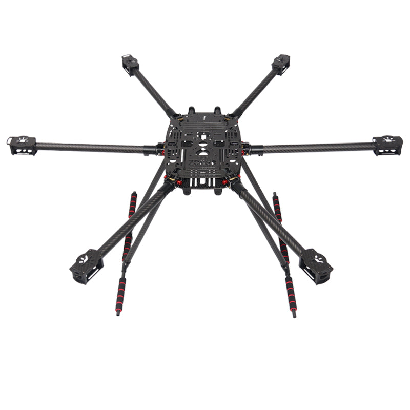 Комплект радиотелеметрии и регулятора скорости Rctosky ZD850 Pixhawk 2.4.8 M8N, полностью карбоновая рама с шестиротором, 850 мм, Blheli 40A ESC, система управления полетом 