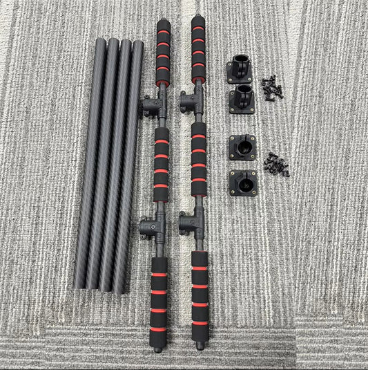 B-CUBE Landing Gear For ZD850 PRO Full Carbon Fiber ZD850 PRO Frame Kit with Foldable Arm for FPV DIY Aircraft Hexacopter