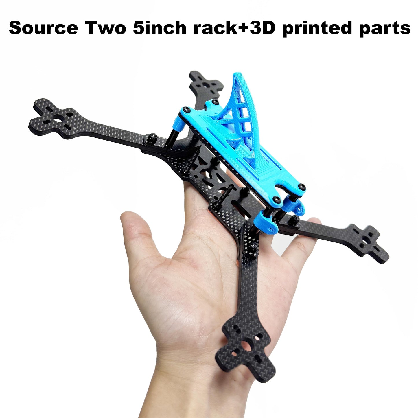 B-CUBE Zero Two Open Source FPV Drone Frame Kit Carbon Fiber 5/6inch For O3 FPV Racing Drone Quadcopter Freestyle