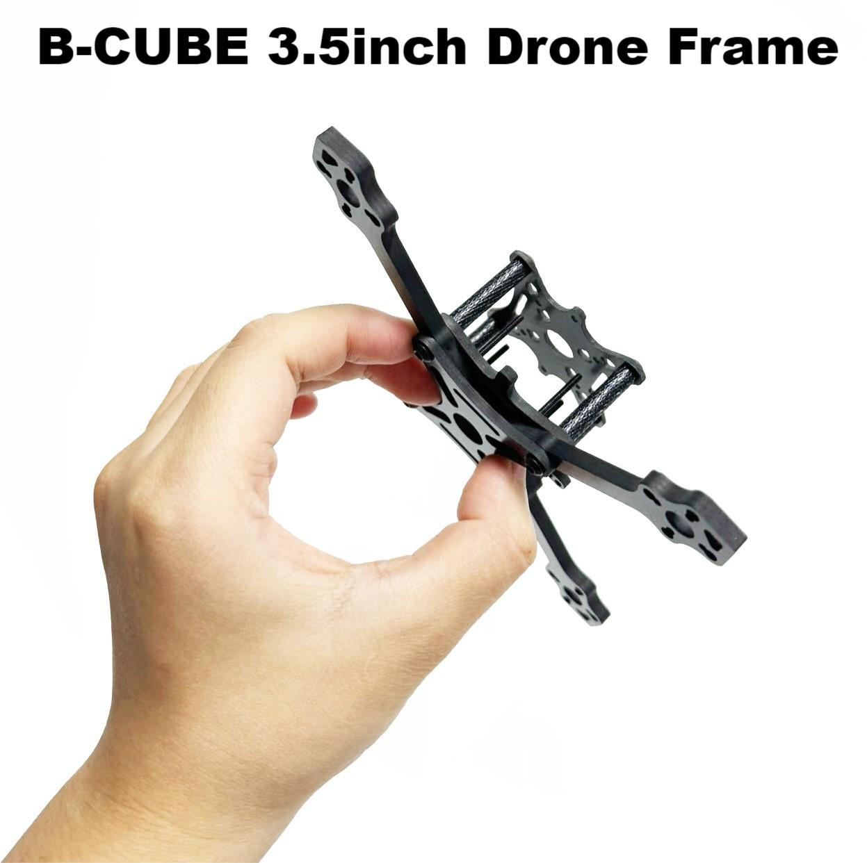 B-CUBE 3.5inch FPVDrone Frame Kit Carbon Fiber Racing Drone Quadcopter Freestyle INAV Beatflight F722Ardupilot PX4Flight Control