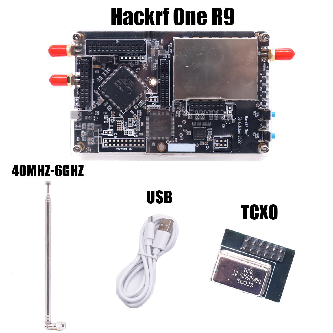 B-CUBE 1MHz to 6GHz One Open Source Software Defined Radio Accurate Tuning SDR Transmitting Receiving Radio Signals Antennas