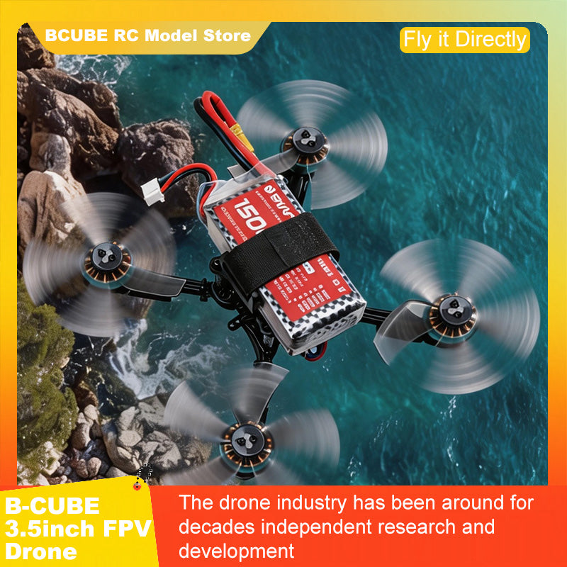 B-CUBE 3.5inch FPV Drone Frame Kit Carbon Fiber Racing Drone Quadcopter INAV Beatflight F722 F745 Ardupilot Flight Control