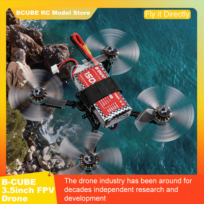 B-CUBE 3.5inch FPV Drone Frame Kit Carbon Fiber Racing Drone Quadcopter INAV Beatflight F722 F745 Ardupilot Flight Control