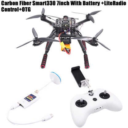 B-CUBE Smart330 350 7/8inch FPV Drone Frame Kit Carbon Fiber Racing Quadcopter Freestyle INAV Beatflight F722 Flight Control