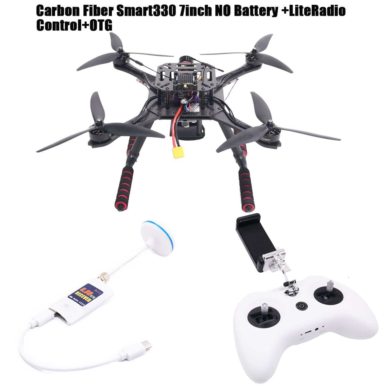 B-CUBE Smart330 350 7/8inch FPV Drone Frame Kit Carbon Fiber Racing Quadcopter Freestyle INAV Beatflight F722 Flight Control