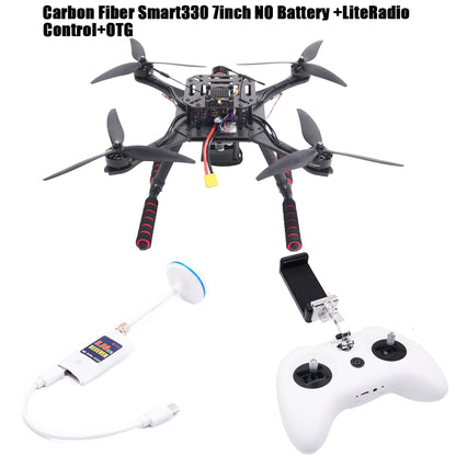 B-CUBE Smart330 350 7/8inch FPV Drone Frame Kit Carbon Fiber Racing Quadcopter Freestyle INAV Beatflight F722 Flight Control