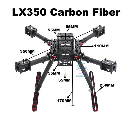 B-CUBE LX350 PRO frame With  350 pro Frame 350 drone For 4 Axis RC Multicopter FPV Quadcopter Heli Multi-Rotor With Landing Gear