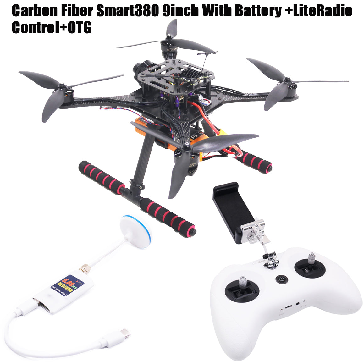 B-CUBE Smart380 450 9/10inch FPV Drone Frame Kit Carbon Fiber Racing Quadcopter Freestyle INAV Beatflight F722 Flight Control