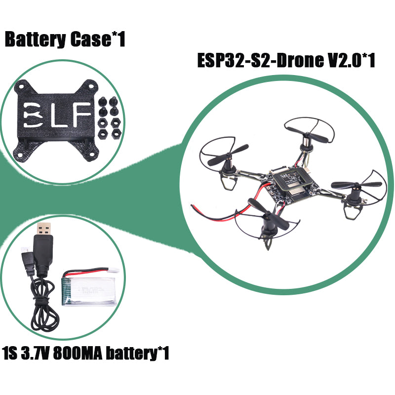 Rctosky ESP32-Drone V2.0 Flight Control Open Source Quadcopter ESP-Drone Drone Model Wifi Remote Control Crazyflie