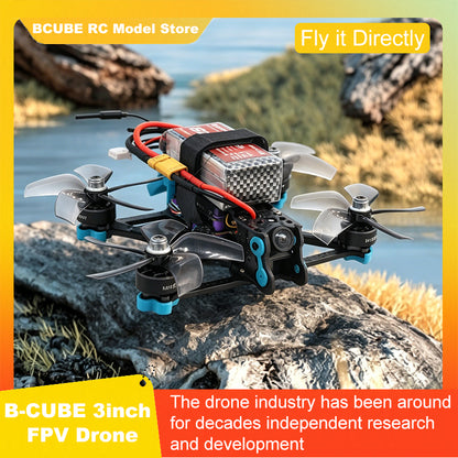 B-CUBE 3inch FPV Drone Frame Kit Carbon Fiber Racing Drone Quadcopter INAV Beatflight F722 F745 Ardupilot Flight Control