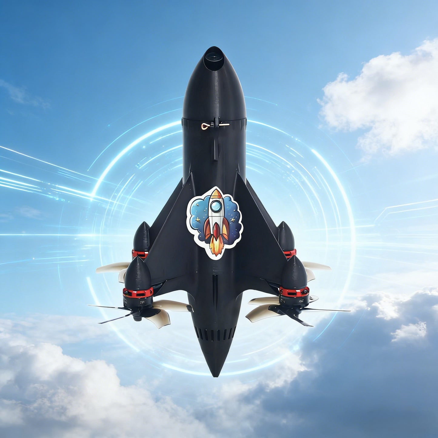 B-CUBE Rocket 5inch FPV Frame Kit Carbon Fiber Racing Drone Quadcopter Freestyle INAV Beatflight F745 H743 PX4 Flight Control