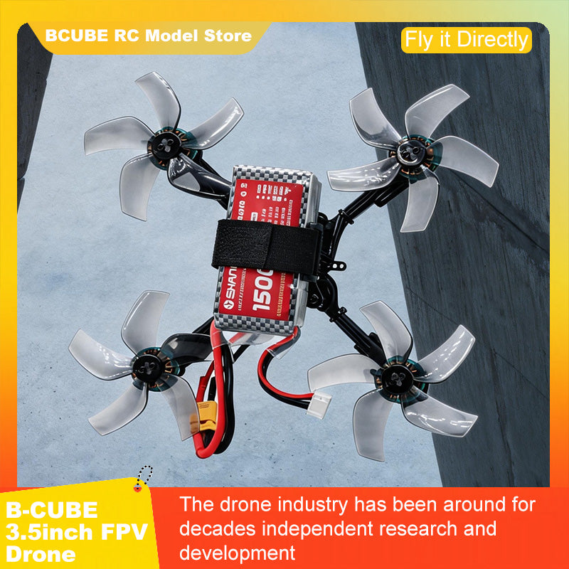 B-CUBE 3.5inch FPV Drone Frame Kit Carbon Fiber Racing Drone Quadcopter INAV Beatflight F722 F745 Ardupilot Flight Control