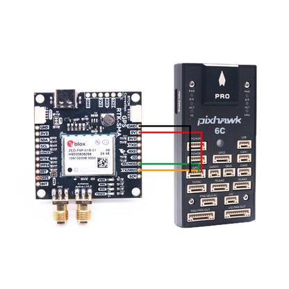 Плата Rctosky SparkFun GPS RTK2 ZED F9P Qwiic High-Precision UAV GNSS Series Ardupilot Pixhawk PX4 FPV AutoPilot для управления полетом 