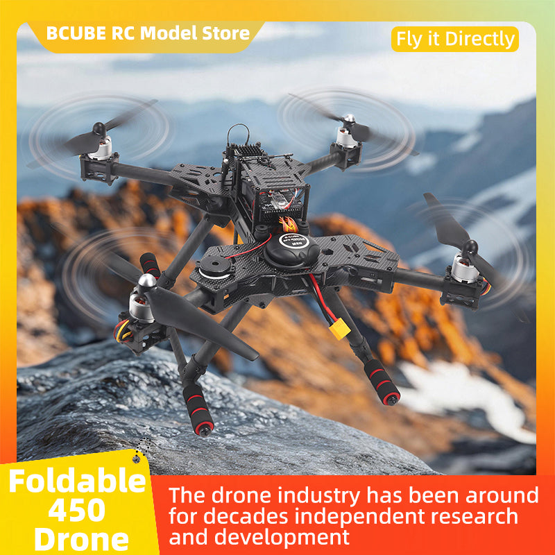 B-CUBE Open Source New Foldable Arm Smart Drone PIXHAWK 2.4.8/PRO/6C PRO Quadrotor Rack RC Multicopter Multi-Rotor With Landing Gear