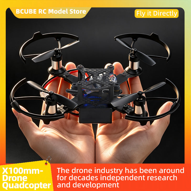 B-CUBE X100 Drone Frame Kit Carbon Fiber Racing Drone Quadcopter INAV Beatflight F4DC Ardupilot Flight Control