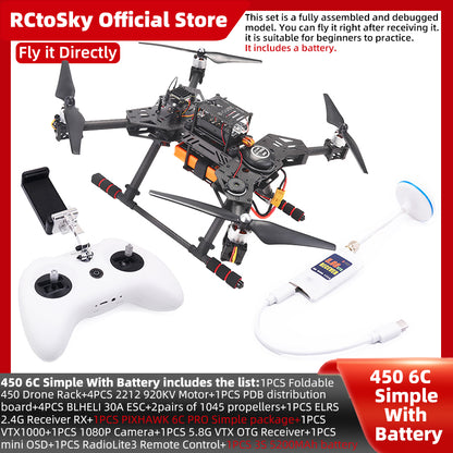 B-CUBE Open Source New Foldable Arm Smart Drone PIXHAWK 2.4.8/PRO/6C PRO Quadrotor Rack RC Multicopter Multi-Rotor With Landing Gear