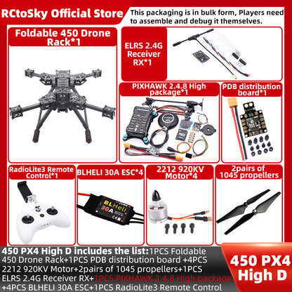 B-CUBE Open Source New Foldable Arm Smart Drone PIXHAWK 2.4.8/PRO/6C PRO Quadrotor Rack RC Multicopter Multi-Rotor With Landing Gear